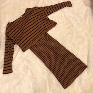 Matching Dress & Sweater Set- Size Small